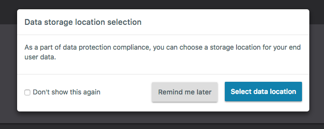 Data Storage Location Selection