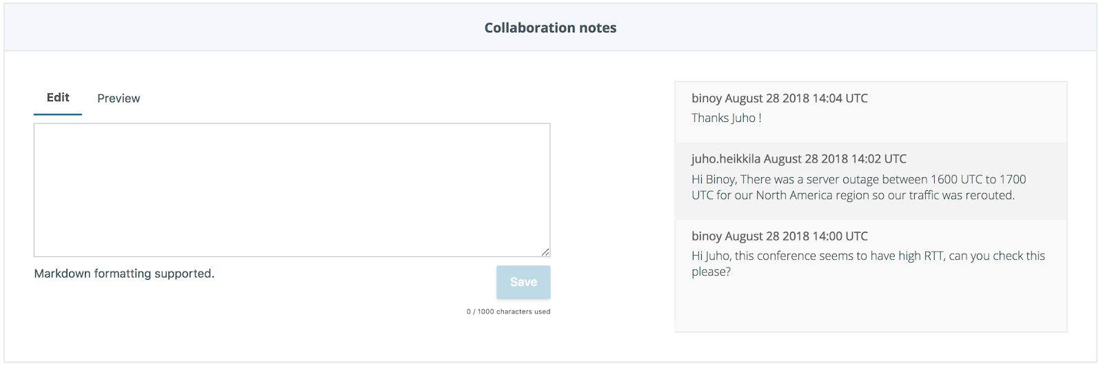 Product Update: Collaborate with teammates in the dashboard.