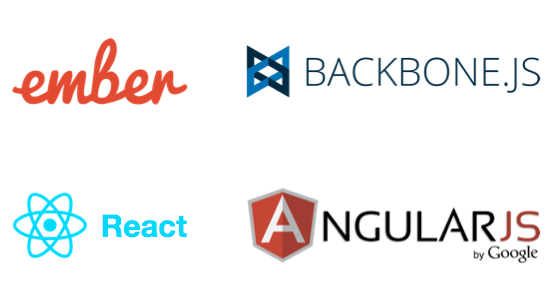 Angular, Backbone, Ember & React